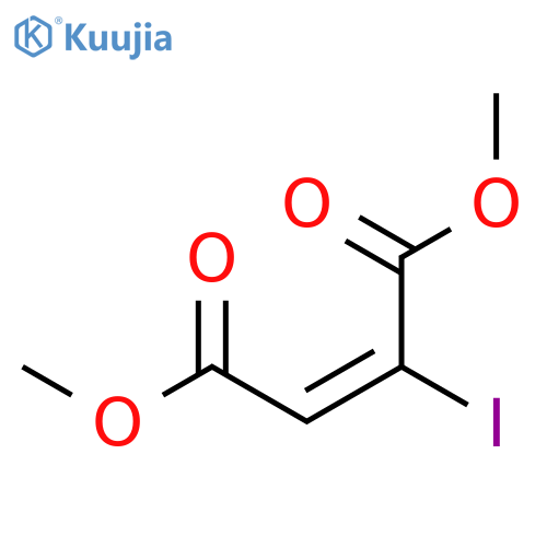 2-BUTENEDIOIC ACID, 2-IODO-, DIMETHYL ESTER, (2E)- structure