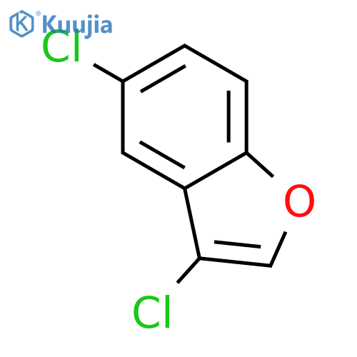 Benzofuran, 3,5-dichloro- structure