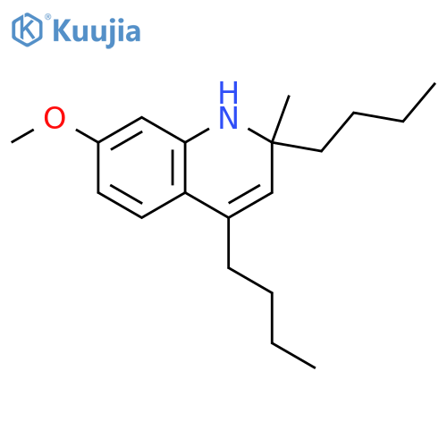 Quinoline, 2,4-dibutyl-1,2-dihydro-7-methoxy-2-methyl- structure