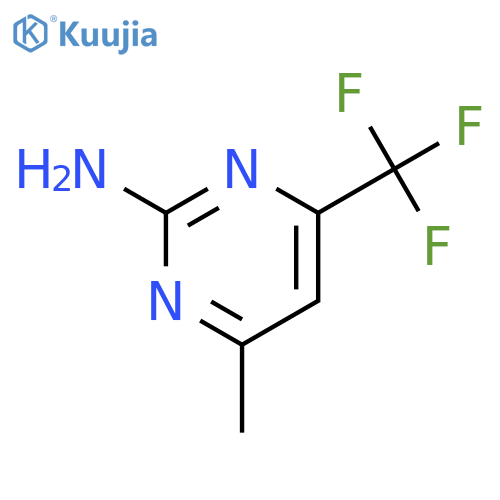 4-Methyl-6-(trifluoromethyl)pyrimidin-2-amine structure