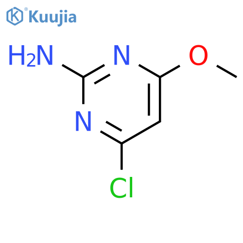 4-Chloro-6-methoxypyrimidin-2-amine structure