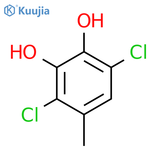 1,2-Benzenediol, 3,6-dichloro-4-methyl- structure