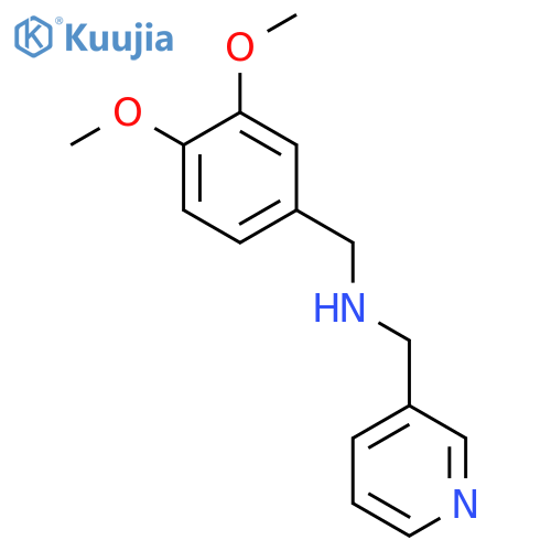 (3,4-Dimethoxy-benzyl)-pyridin-3-ylmethyl-amine structure