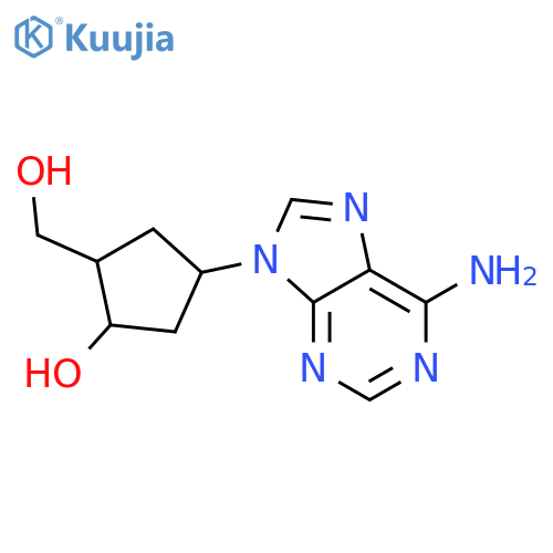 Cyclopentanemethanol,4-(6-amino-9H-purin-9-yl)-2-hydroxy-, (1R,2S,4R)- structure