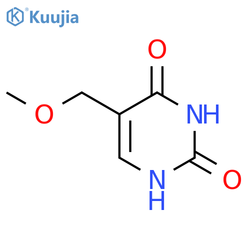 2,4(1H,3H)-Pyrimidinedione, 5-(methoxymethyl)- structure