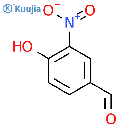 3-nitro-4-hydroxybenzaldehyde structure