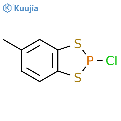 2-Chloro-5-methyl-2H-1,3,2-benzodithiaphosphole structure