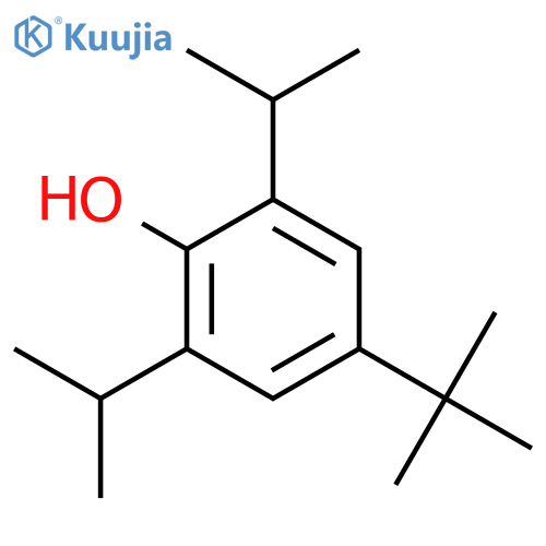 4-tert-Butyl-2,6-diisopropylphenol structure