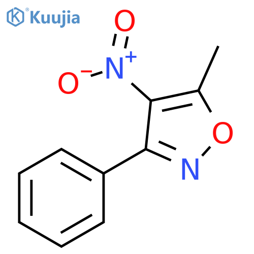 Isoxazole, 5-methyl-4-nitro-3-phenyl- structure