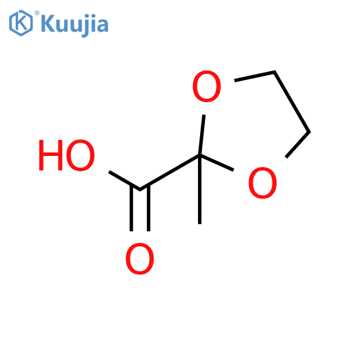 2-Methyl-1,3-dioxolane-2-carboxylic acid structure
