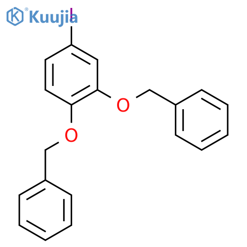BENZENE, 4-IODO-1,2-BIS(PHENYLMETHOXY)- structure