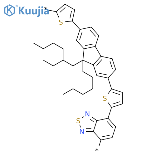 POLY[2,1,3-BENZOTHIADIAZOLE-4,7-DIYL-2,5-THIOPHENEDIYL[9-(2-ETHYLHEXYL)-9-HEXYL-9H-FLUORENE-2,7-DIYL]-2,5-THIOPHENEDIYL] structure