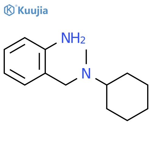 2-{[cyclohexyl(methyl)amino]methyl}aniline structure