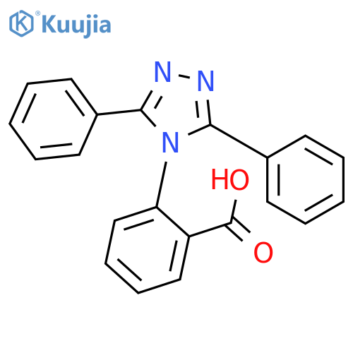 Benzoic acid, 2-(3,5-diphenyl-4H-1,2,4-triazol-4-yl)- structure