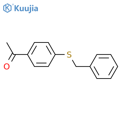 Ethanone, 1-[4-[(phenylmethyl)thio]phenyl]- structure