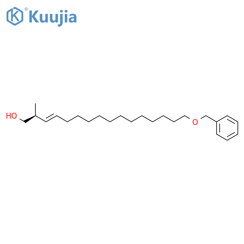 3-Hexadecen-1-ol, 2-methyl-16-(phenylmethoxy)-, (2S,3E)- structure
