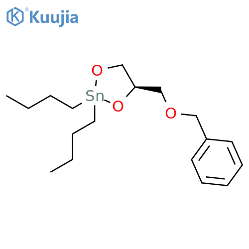 1,3,2-Dioxastannolane, 2,2-dibutyl-4-[(phenylmethoxy)methyl]-, (4R)- structure