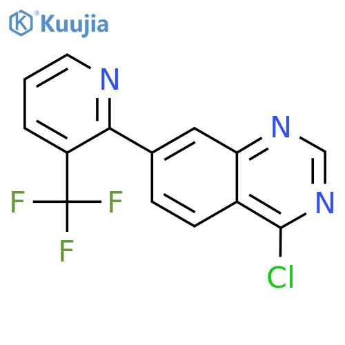 4-Chloro-7-[3-(trifluoromethyl)pyridin-2-yl]quinazoline structure