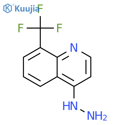 4-Hydrazinyl-8-(trifluoromethyl)quinoline structure