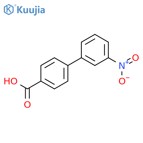 3'-Nitro-[1,1'-biphenyl]-4-carboxylic acid structure