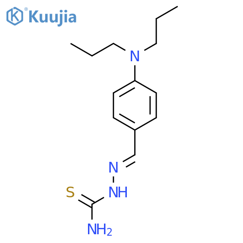 HYDRAZINECARBOTHIOAMIDE, 2-[[4-(DIPROPYLAMINO)PHENYL]METHYLENE]- structure