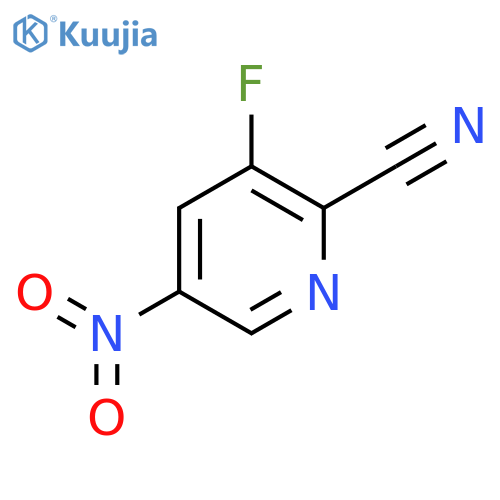 3-fluoro-5-nitropicolinonitrile structure