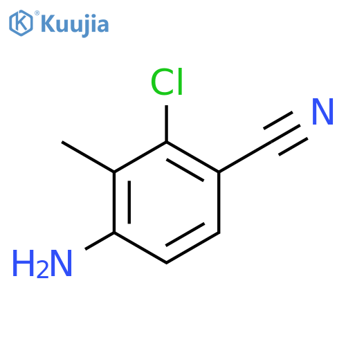 4-Amino-2-chloro-3-methylbenzonitrile (~90%) structure