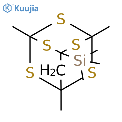 1,5,7-Trimethyl-3-(trimethylsilyl)-2,4,6,8,9-pentathiaadamantane structure