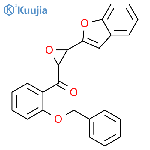 2-{3-2-(benzyloxy)benzoyloxiran-2-yl}-1-benzofuran structure