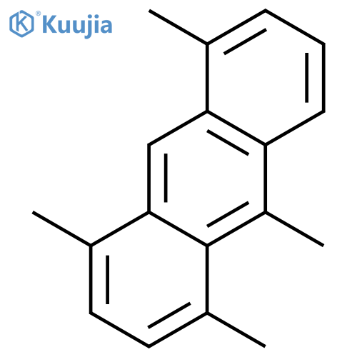 Anthracene, 1,4,5,9-tetramethyl- structure