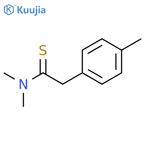 Benzeneethanethioamide, N,N,4-trimethyl- structure