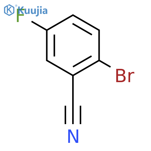 2-Bromo-5-fluorobenzonitrile structure