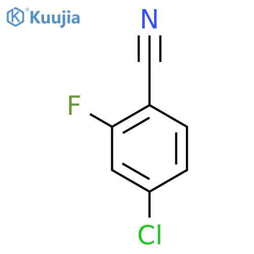 4-Chloro-2-fluorobenzonitrile structure