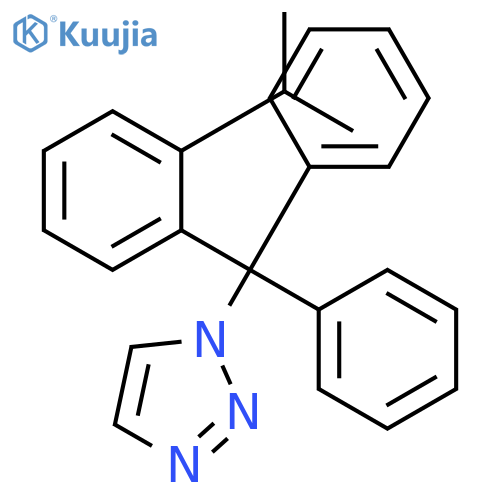 1H-1,2,3-TRIAZOLE, 1-[[2-(1-METHYLETHYL)PHENYL]DIPHENYLMETHYL]- structure