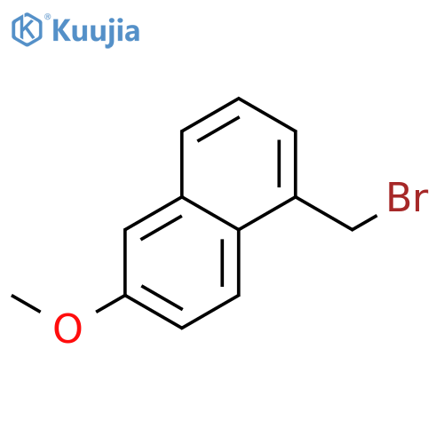 Naphthalene, 1-(bromomethyl)-6-methoxy- structure