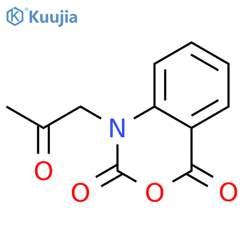 1-(2-oxopropyl)-2,4-dihydro-1H-3,1-benzoxazine-2,4-dione structure