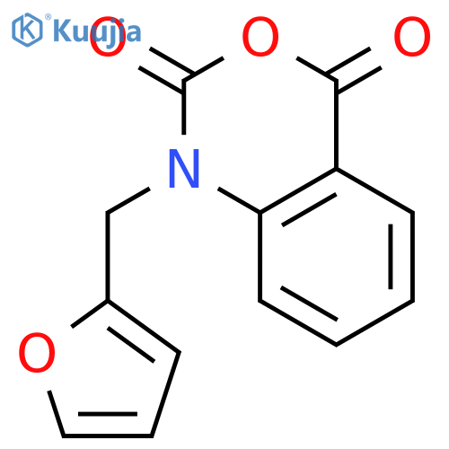 2H-3,1-Benzoxazine-2,4(1H)-dione, 1-(2-furanylmethyl)- structure
