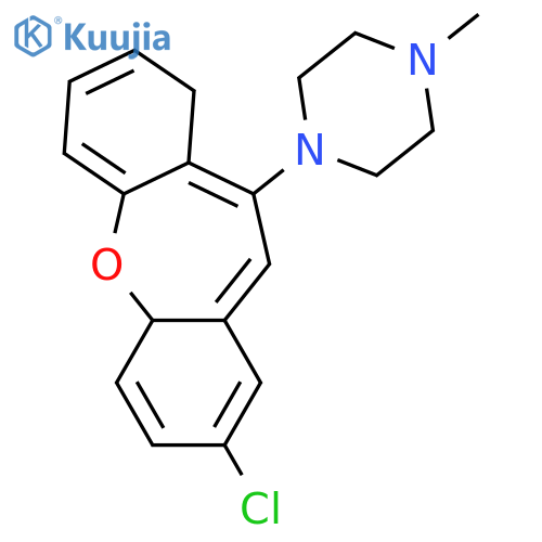 PIPERAZINE, 1-(2-CHLORODIBENZ[B,F]OXEPIN-10-YL)-4-METHYL- structure