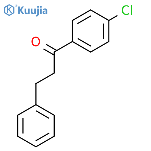1-(4-chlorophenyl)-3-phenylpropan-1-one structure