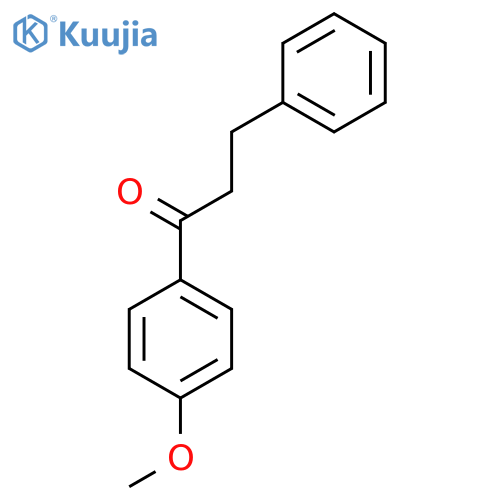 1-(4-methoxyphenyl)-3-phenylpropan-1-one structure