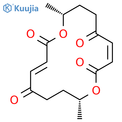 1,9-Dioxacyclohexadeca-3,11-diene-2,5,10,13-tetrone,8,16-dimethyl-, (3E,8R,11E,16R)- structure