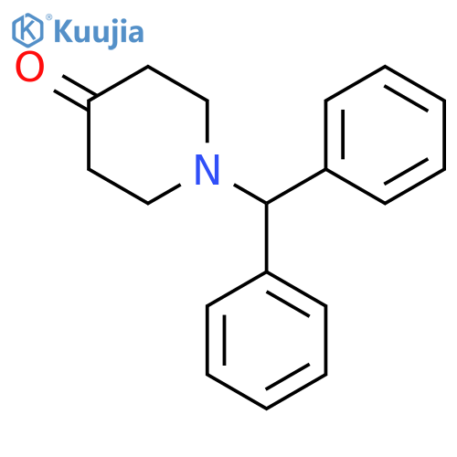 1-Benzhydrylpiperidin-4-one structure