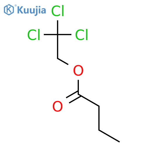 2,2,2-TRICHLOROETHYL BUTYRATE structure