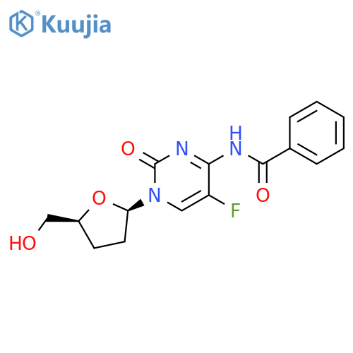 Benzamide,N-[5-fluoro-1,2-dihydro-2-oxo-1-[(2R,5S)-tetrahydro-5-(hydroxymethyl)-2-furanyl]-4-pyrimidinyl]- structure