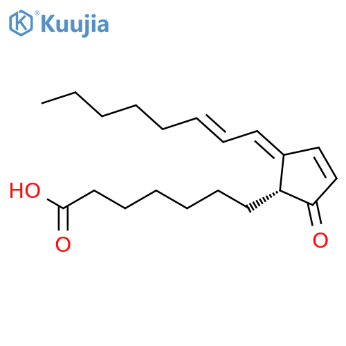 7-(2-oct-2-enylidene-5-oxocyclopent-3-en-1-yl)heptanoic acid structure
