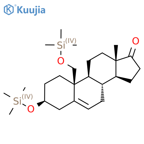 Androst-5-en-17-one, 3,19-bis[(trimethylsilyl)oxy]-, (3beta)- structure