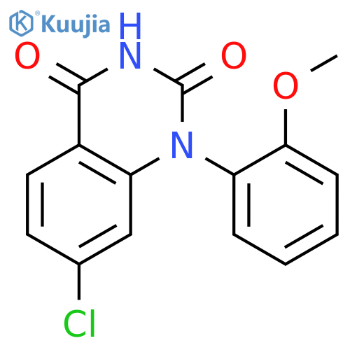 2,4(1H,3H)-Quinazolinedione, 7-chloro-1-(2-methoxyphenyl)- structure