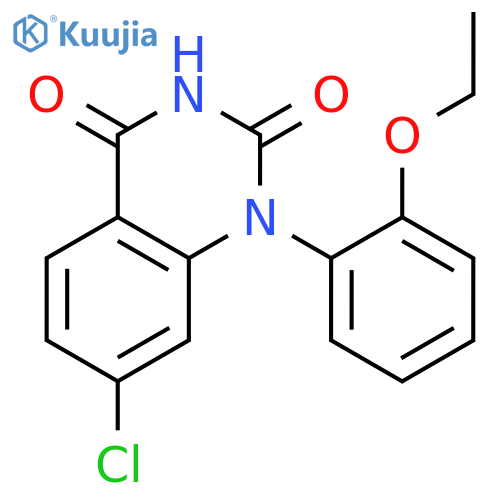 2,4(1H,3H)-Quinazolinedione, 7-chloro-1-(2-ethoxyphenyl)- structure