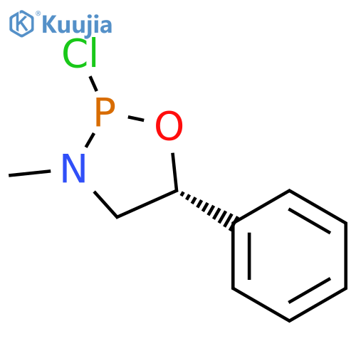 1,3,2-Oxazaphospholidine, 2-chloro-3-methyl-5-phenyl-, (5R)- structure