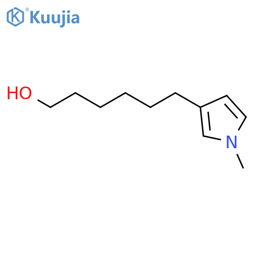 1H-PYRROLE-3-HEXANOL, 1-METHYL- structure